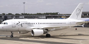 Airbus ACJ319 view for Switzerland charter