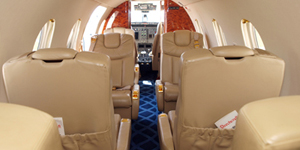 Beechjet 400A view for Switzerland charter
