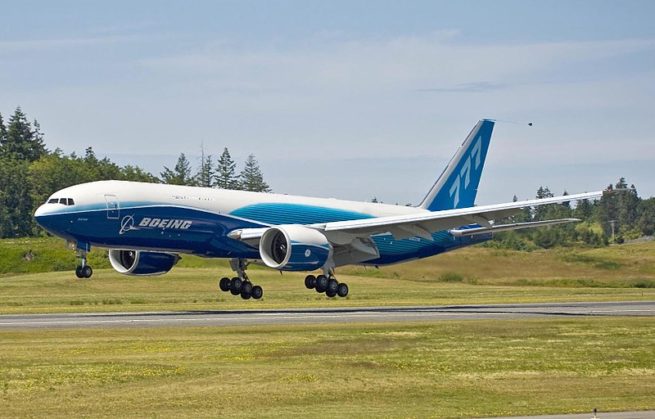 Boeing 777 Freighter cargo aircraft for Switzerland charter