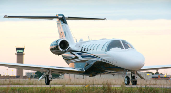 Cessna Citation CJ2 view for Switzerland charter