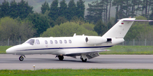 Cessna Citation CJ2 view for Switzerland charter