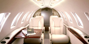 Cessna Citation CJ2 cabin for Switzerland charter