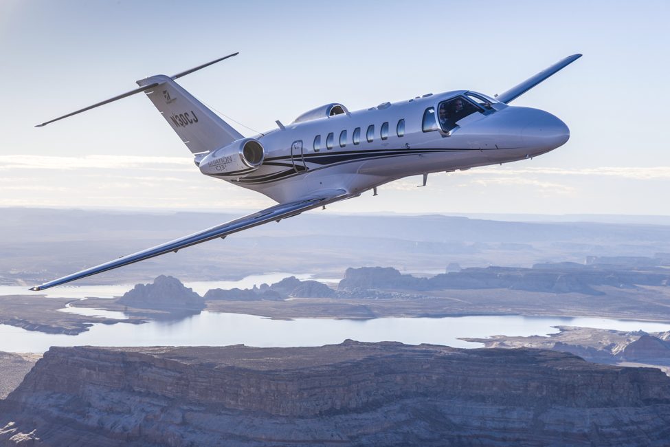 Cessna Citation CJ3 exterior for Switzerland charter