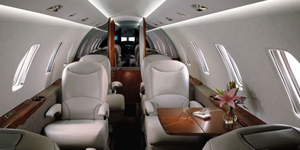 Cessna Citation Excel / XLS view for Switzerland charter