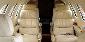 Cessna Citation II view for Switzerland charter