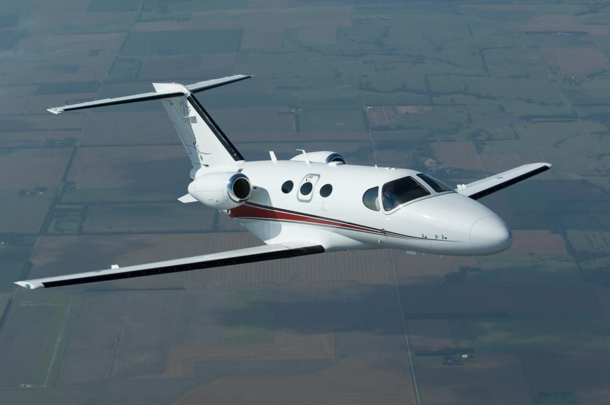 Cessna Citation Mustang CE-510 view for Switzerland charter