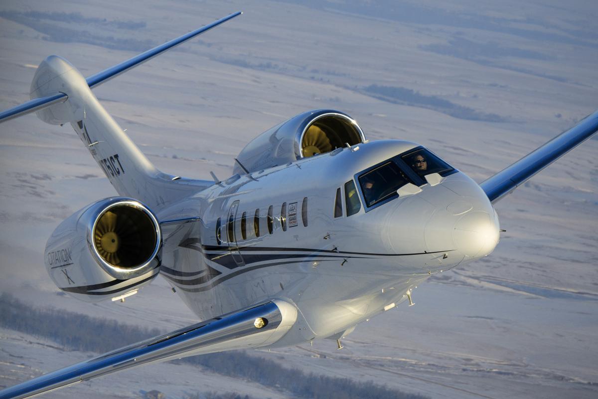 Citation X / 10 view for Switzerland charter