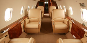 Challenger 300 view for Switzerland charter