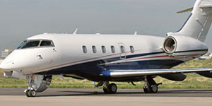 Challenger 300 view for Switzerland charter