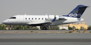 Challenger 605 view for Switzerland charter