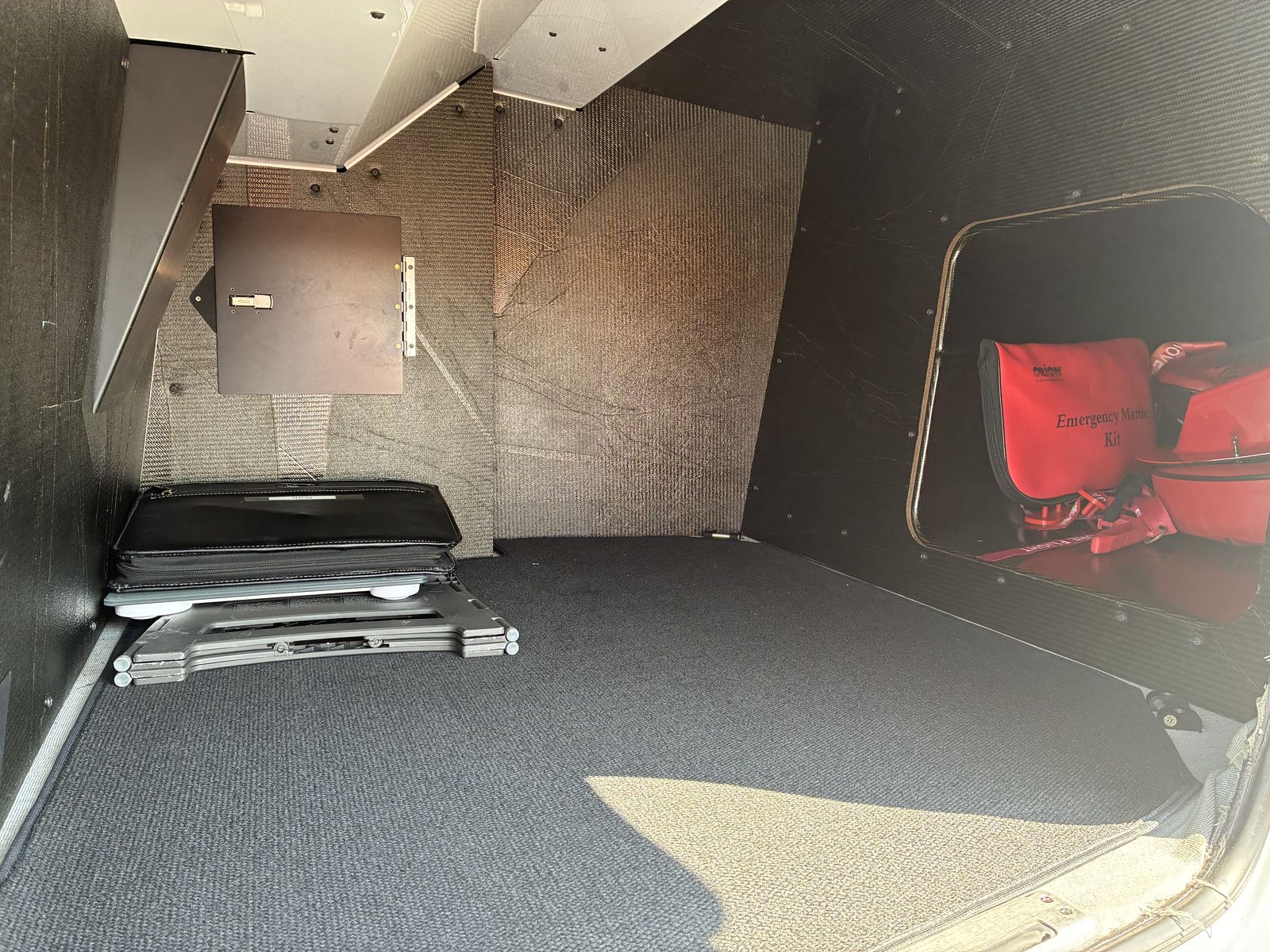 Cirrus Vision Jet SF50 baggage compartment for Switzerland charter