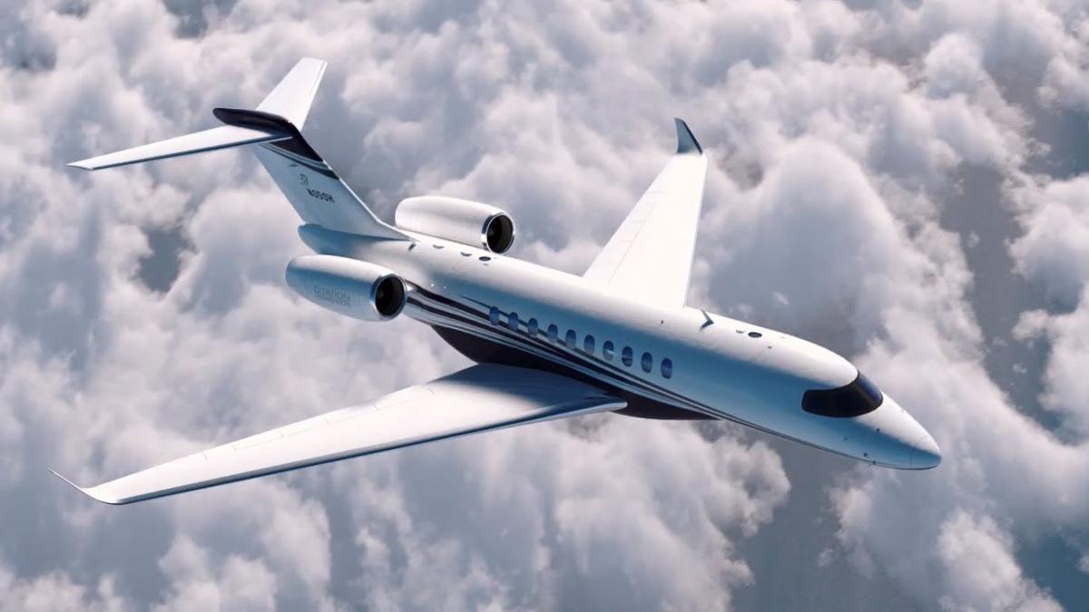 Cessna Citation Hemisphere view for Switzerland charter