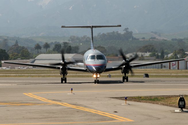 Embraer EMB-120 Brasilia view for Switzerland charter