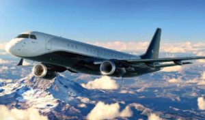 Embraer Lineage 1000 view for Switzerland charter
