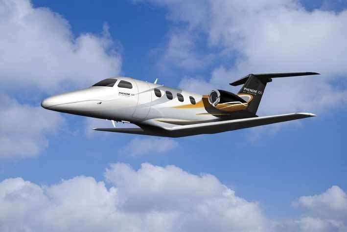 Embraer Phenom 100 view for Switzerland charter