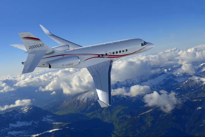 Switzerland Dassault Falcon 2000LXS Charter