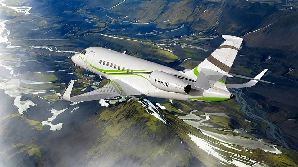 Switzerland Dassault Falcon 2000S Charter