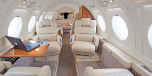 Falcon 50 view for Switzerland charter