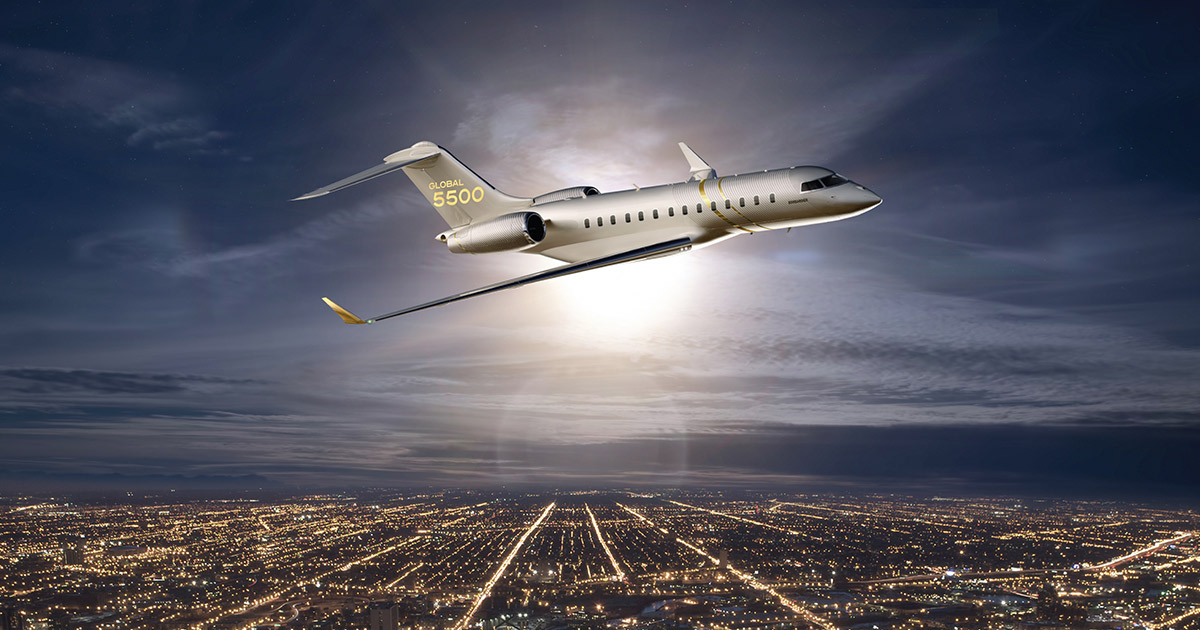 Switzerland Bombardier Global 5500 Charter