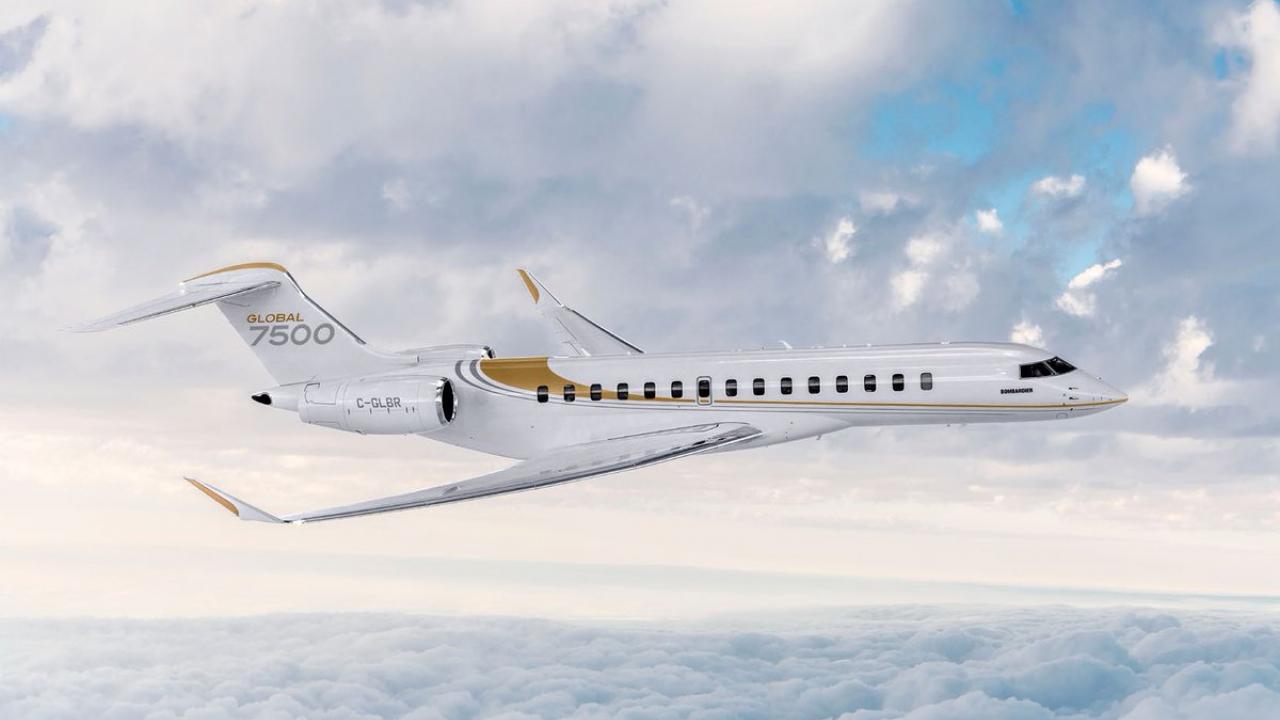 Switzerland Bombardier Global 7500 Charter