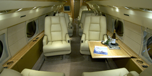 Gulfstream III / G3 cabin for Switzerland charter