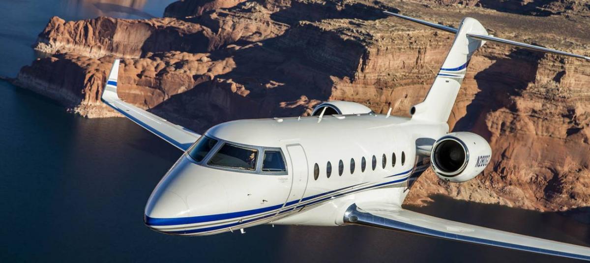 Gulfstream G280 view for Switzerland charter