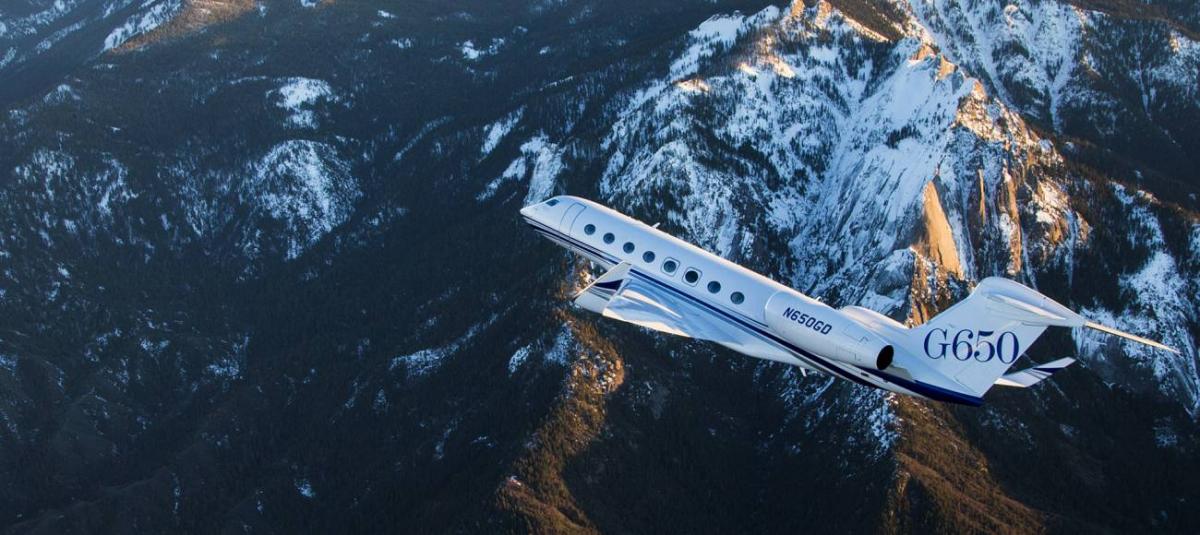 Gulfstream G650 / G6 view for Switzerland charter