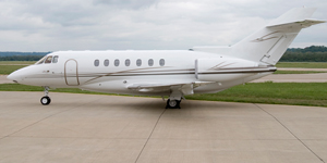 Hawker 1000 view for Switzerland charter