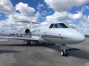 Hawker 4000 view for Switzerland charter