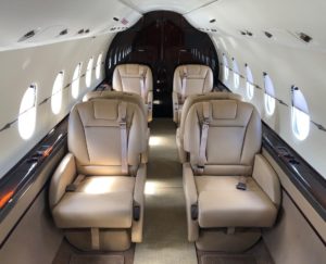 Hawker 4000 view for Switzerland charter