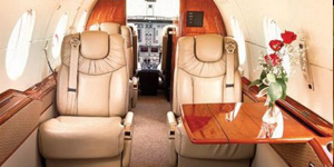 Hawker 400XP view for Switzerland charter