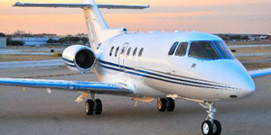 Hawker 900XP view for Switzerland charter