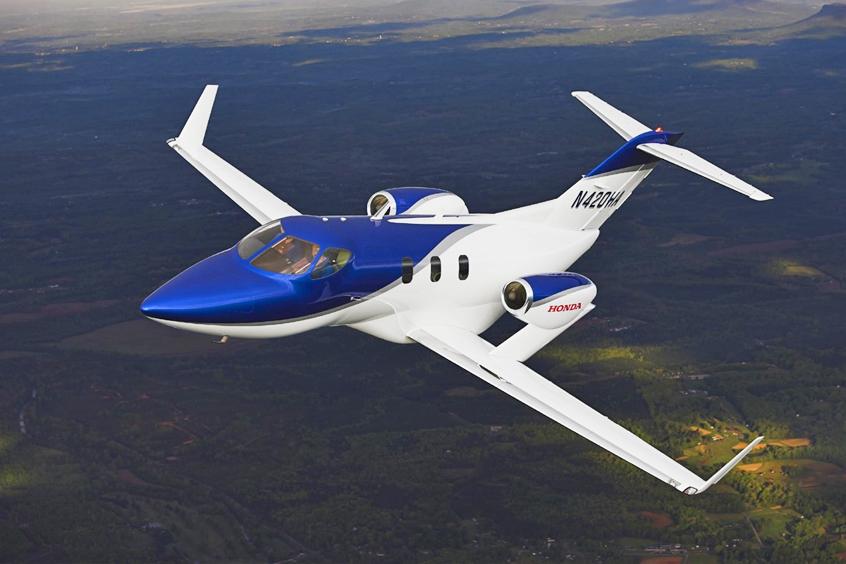 Honda HA-420 HondaJet view for Switzerland charter