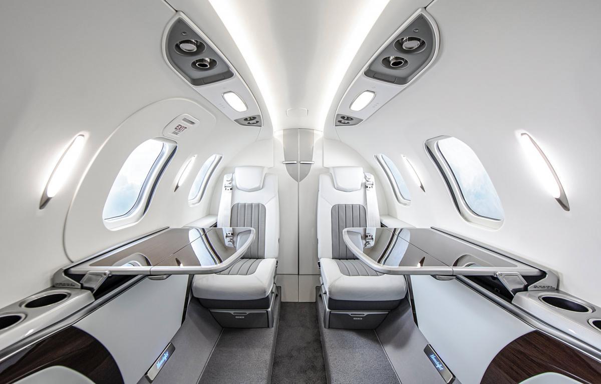 HondaJet Elite view for Switzerland charter