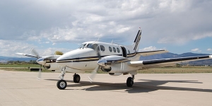 King Air 90 view for Switzerland charter