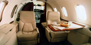 Learjet 31 view for Switzerland charter
