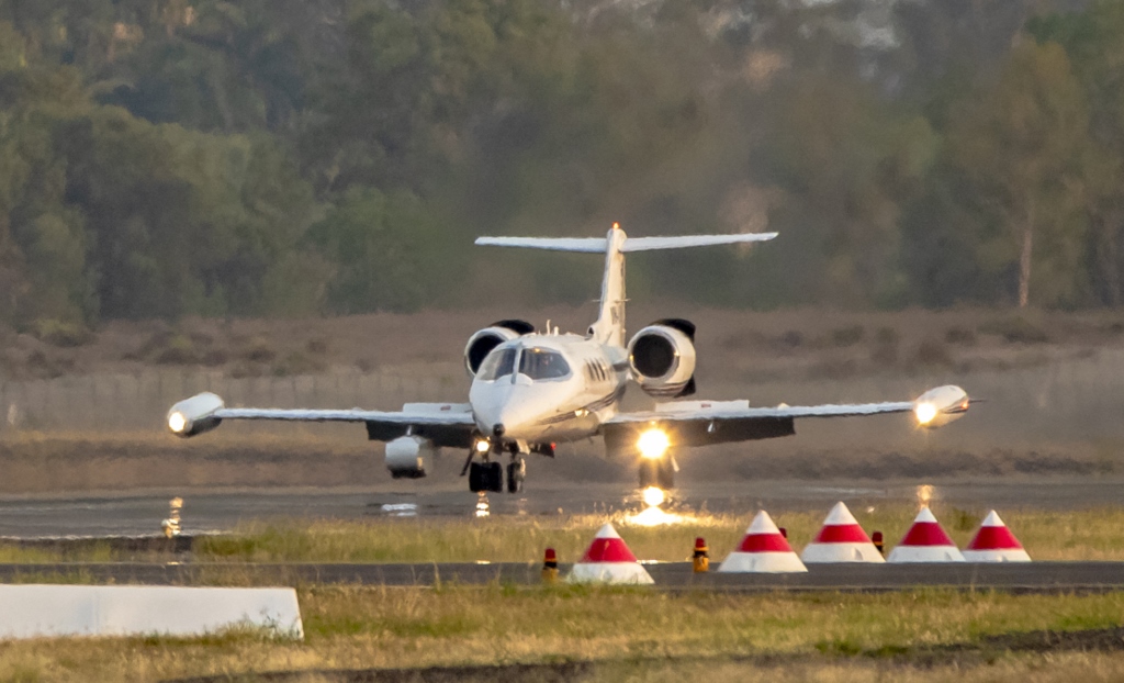 Learjet 35 view for Switzerland charter