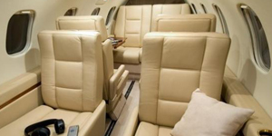 Learjet 35 view for Switzerland charter