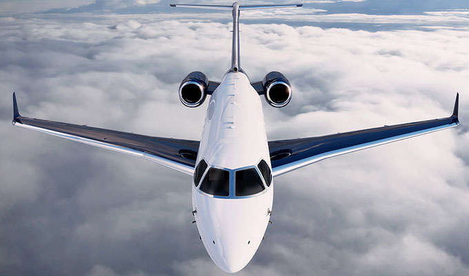 Embraer Legacy 450 view for Switzerland charter