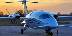 Piaggio Avanti view for Switzerland charter