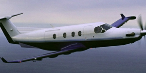 Pilatus PC-12 view for Switzerland charter